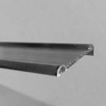 Ultra flexible aluminium table edge