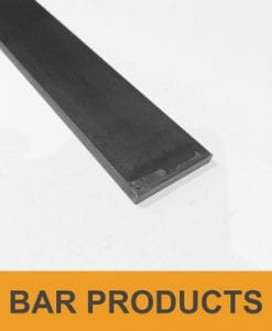 Black bar product sample on white background