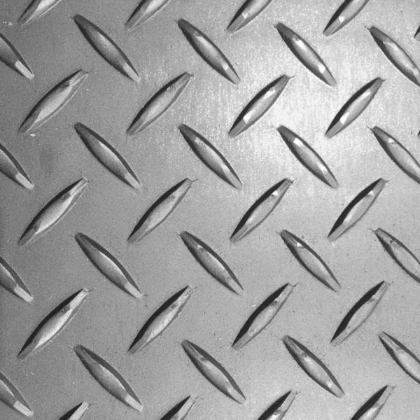 Close up image of Mild Steel Floor Chequer Plate