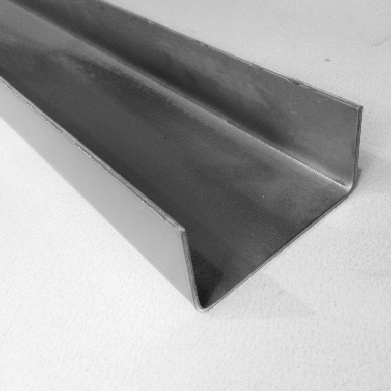Light gauge folded channel of steel
