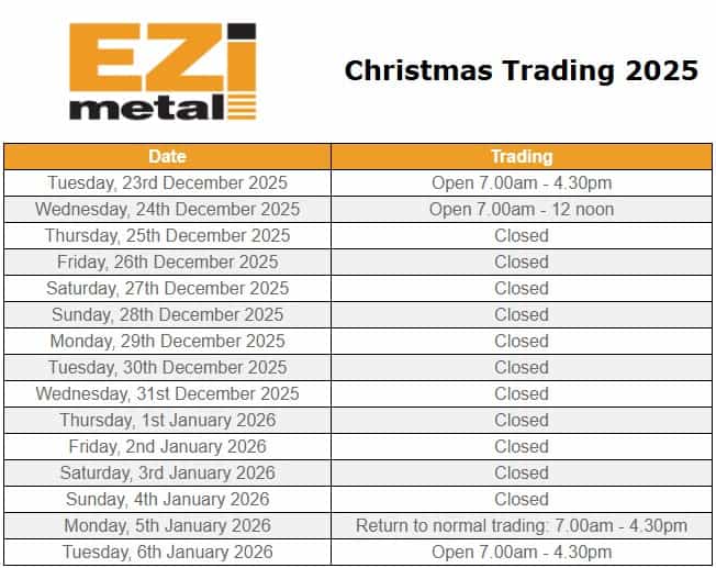 Christmas Trading 2025